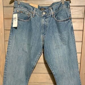 Polo Ralph Lauren Men's Hampton Relaxed Straight Leg Jeans 33W x 32L (NWT)
